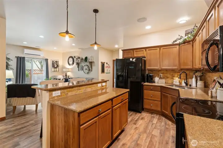 Into the main living space.
