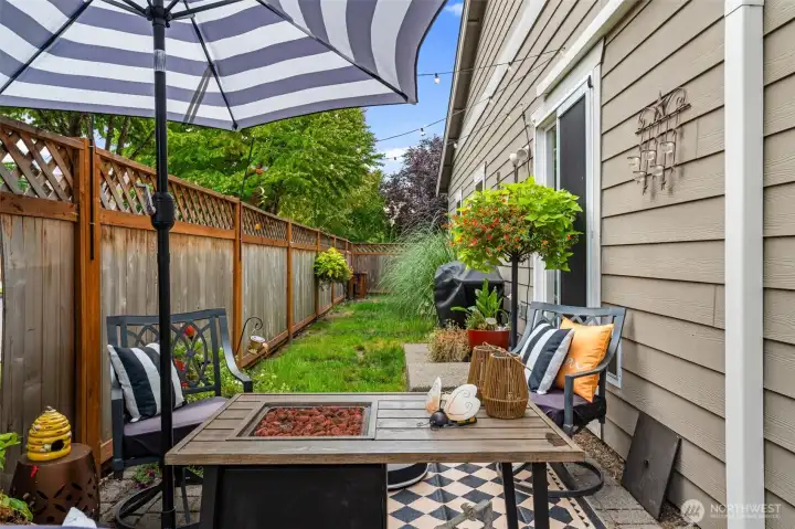 Yard for a small dog , maybe?