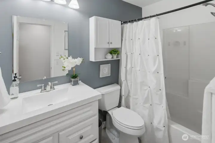 Spacious Full Guest Bathroom