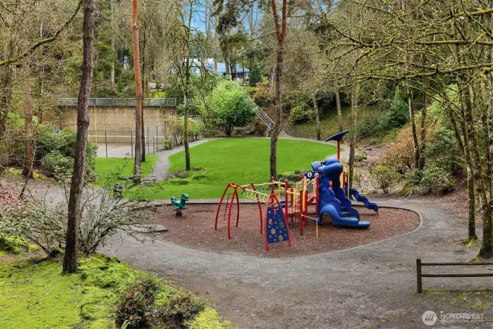 Enatai Park at end of the street.