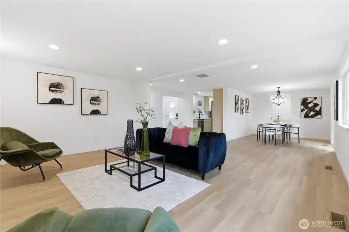 All new LVP flooring