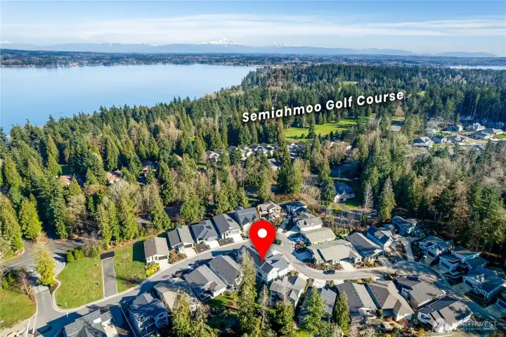 An Arnold Palmer designed premium Golf Course across the street.