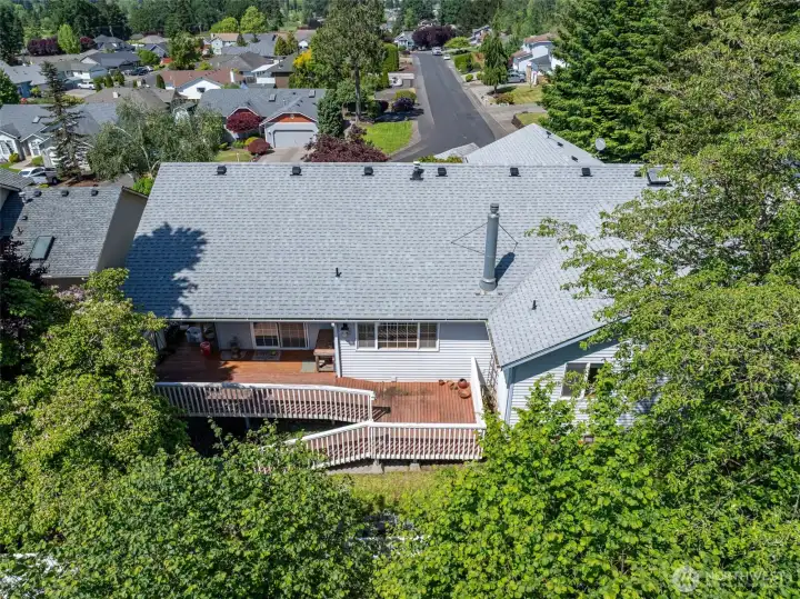Aerial Back View