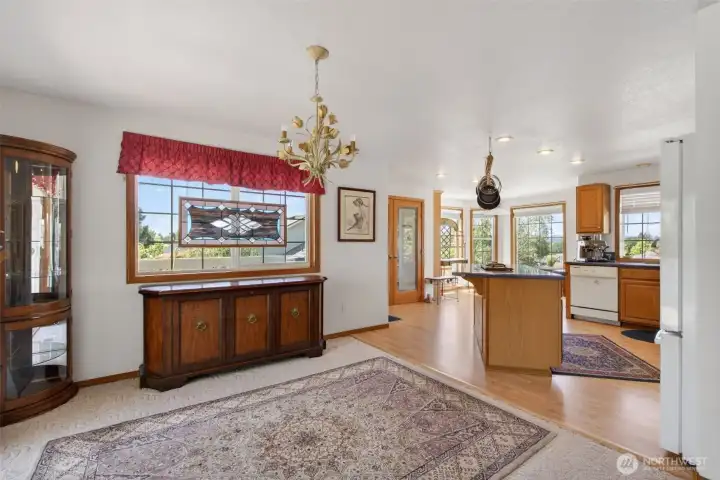 Dining Area and Kitchen