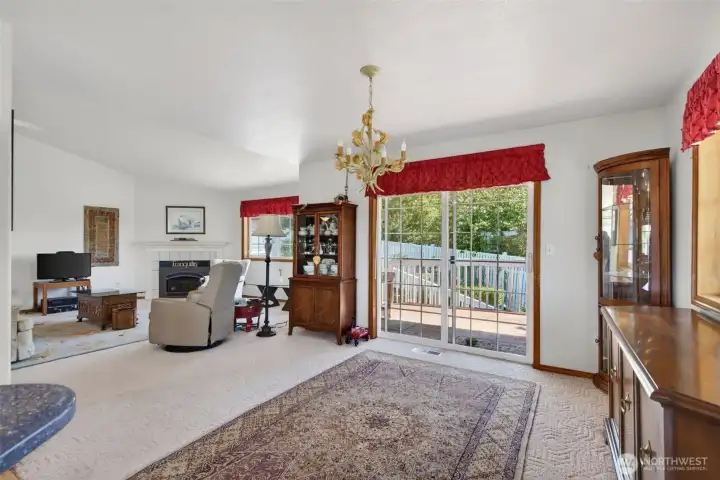 Dining Area and Living Room