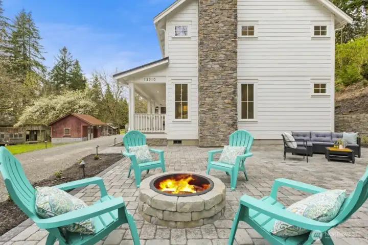 Evenings around the fire pit, where memories are made.