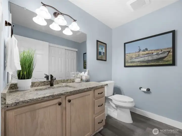 Half Bath with Laundry