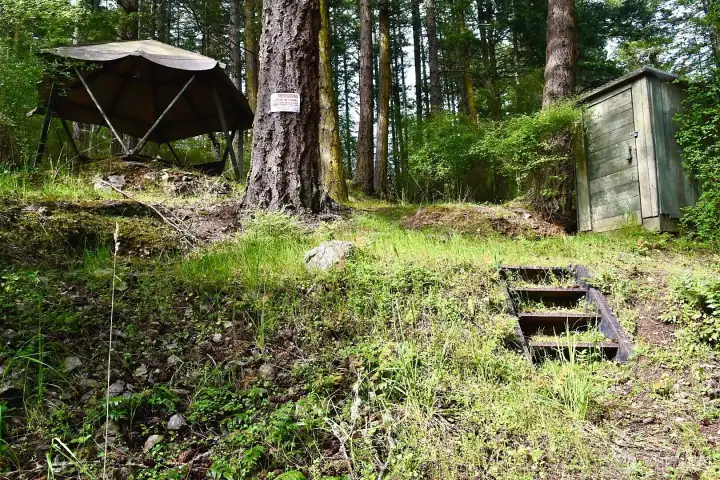 The platform is a nice relaxing place to slow down and enjoy Orcas Island life.