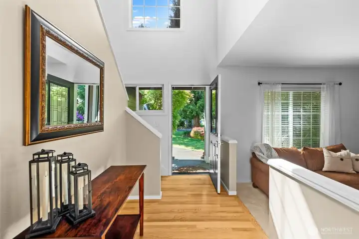 Inviting foyer with elevated ceilings and seamless flow into the main living areas. Inviting foyer with elevated ceilings and seamless flow into the main living areas.