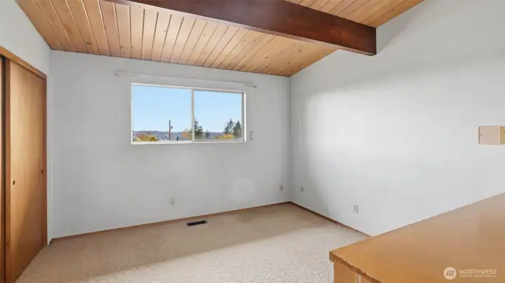 Guest bedroom on the main level