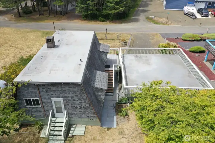 Backyard view