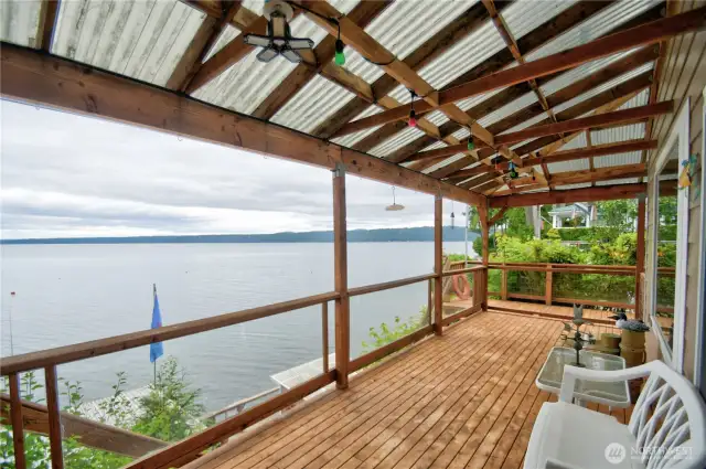 Deck off of main floor