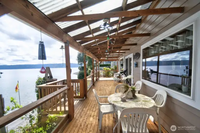 Deck off of main floor