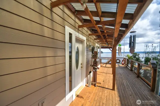 Expansive water views at every level of the home.