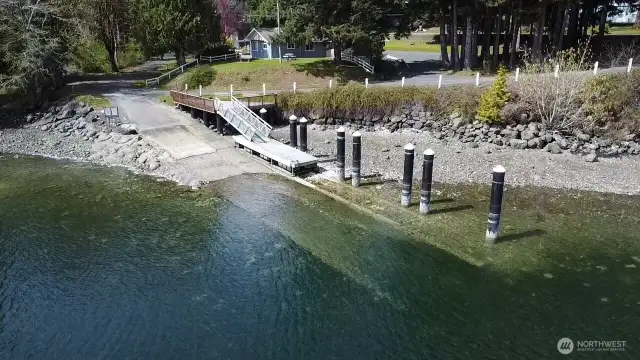 Easy access to boat launch and dock.