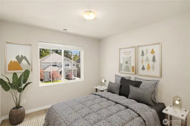 Upper bedroom.                                                                                                                   virtually staged