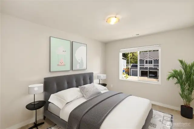 Upper bedroom                                                                                                                     virtually staged