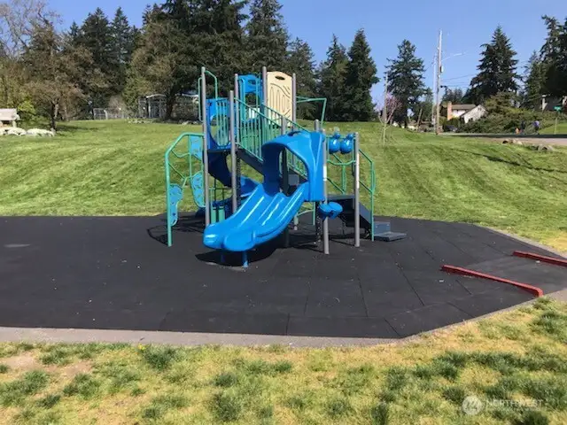 Park also has a playground and picnic area.  An outdoor stage is also being built.