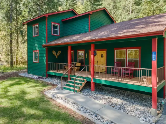 This is the one you have been waiting for!  Come sit awhile on the covered front porch.  Watch the wildlife go by and listen to the quiet.  In the winter months you can cozy up and watch the snow fall. Don't wait on this one!