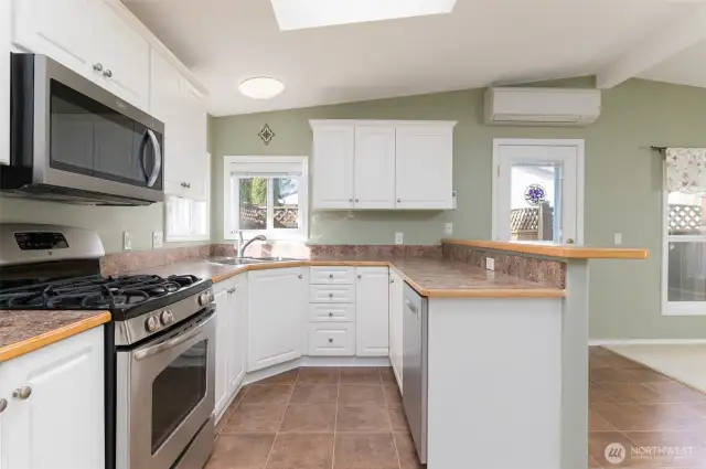 Natural light in the kitchen