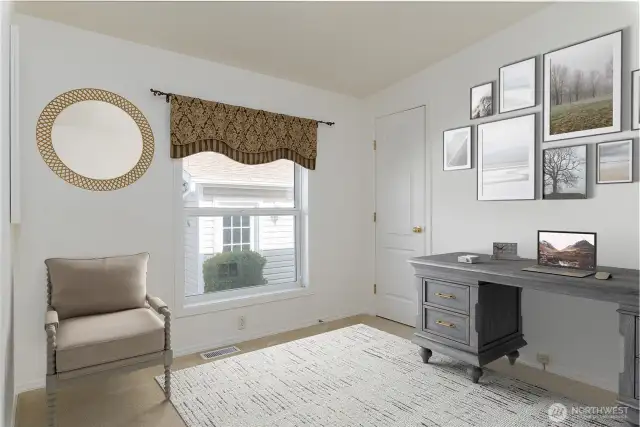 Second bedroom virtually staged
