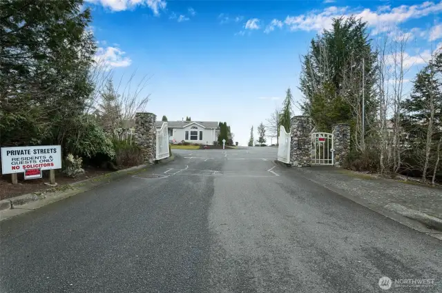 Gated entrance