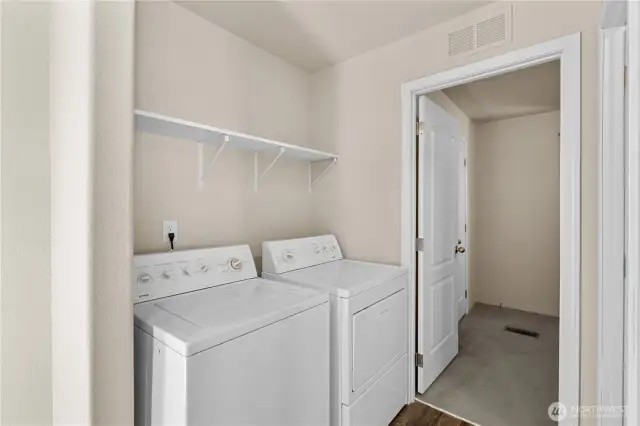 Laundry room.