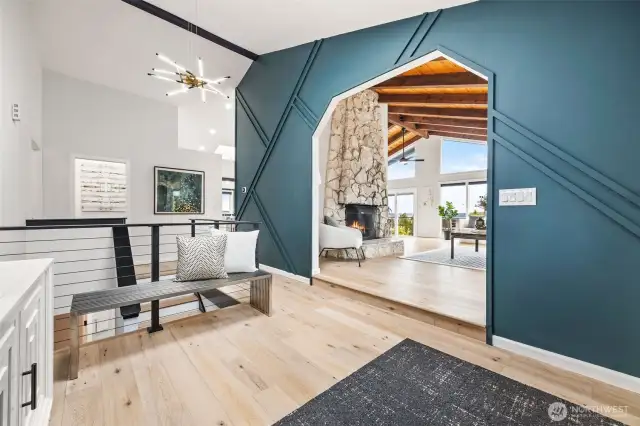 Spacious entry