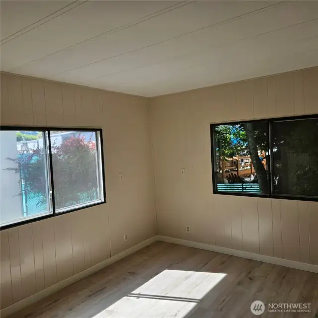 Master Bedroom highlighting privacy facing NorthWest
