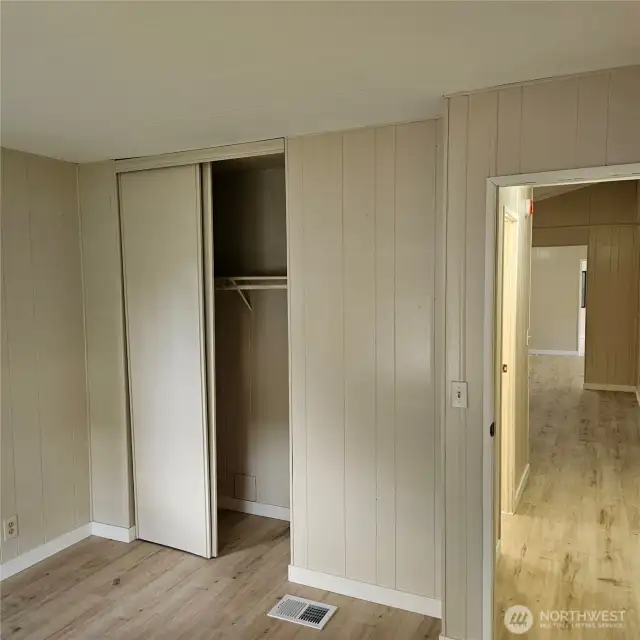 Bedroom #2 - showing Bedroom closet