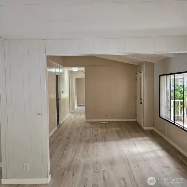 Highligh of open floor plan
