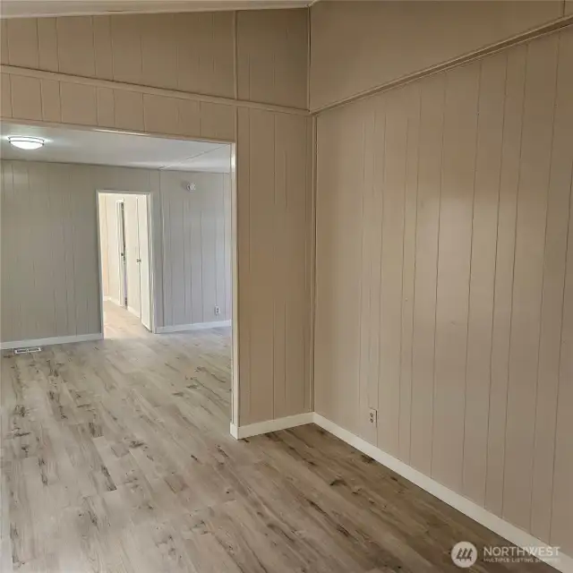 Living room looking towards Master Bedroom