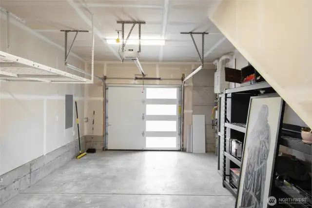 The garage offers convenient parking and additional storage space to suit your needs.
