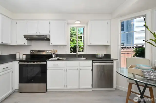New Stainless Oven & Bosch Dishwasher