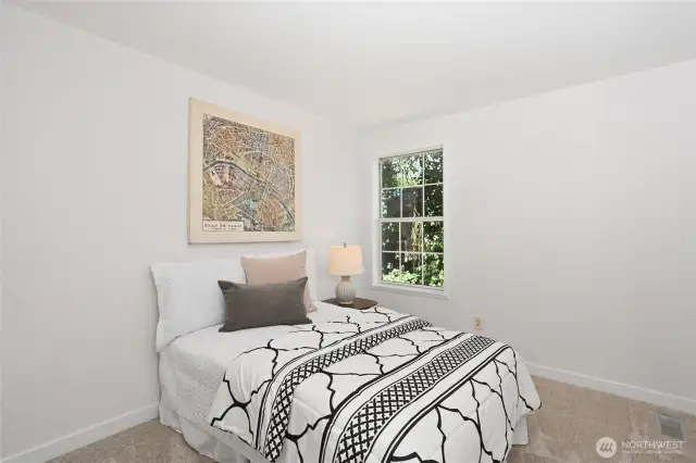 Second bedroom with peaceful view