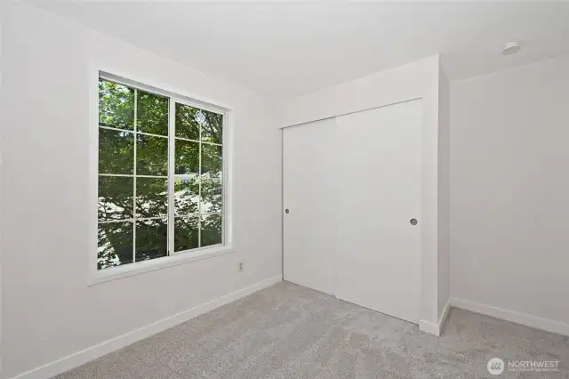 Large third bedroom with private view
