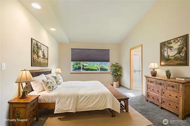 Virtually Staged Primary Bedroom