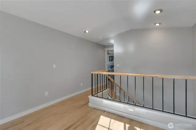 Beautiful gleaming hardwoods throughout
