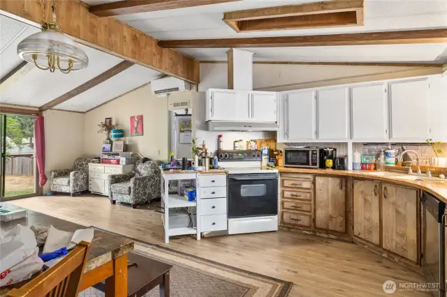 Large Kitchen with eating space