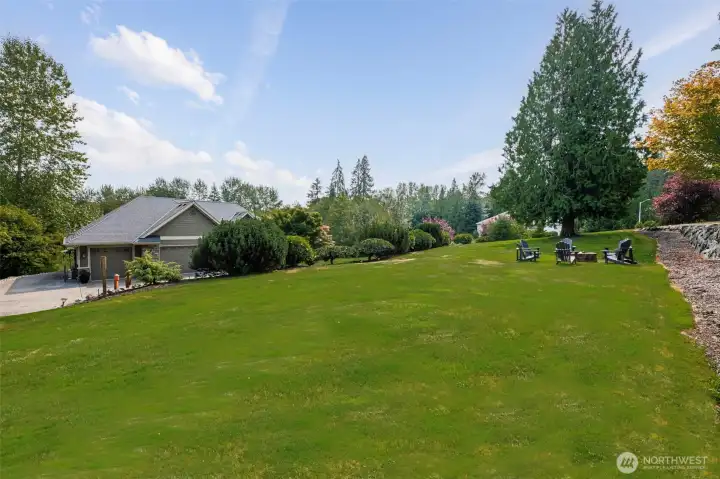 Upper lawn space to enjoy all the outdoor activities!