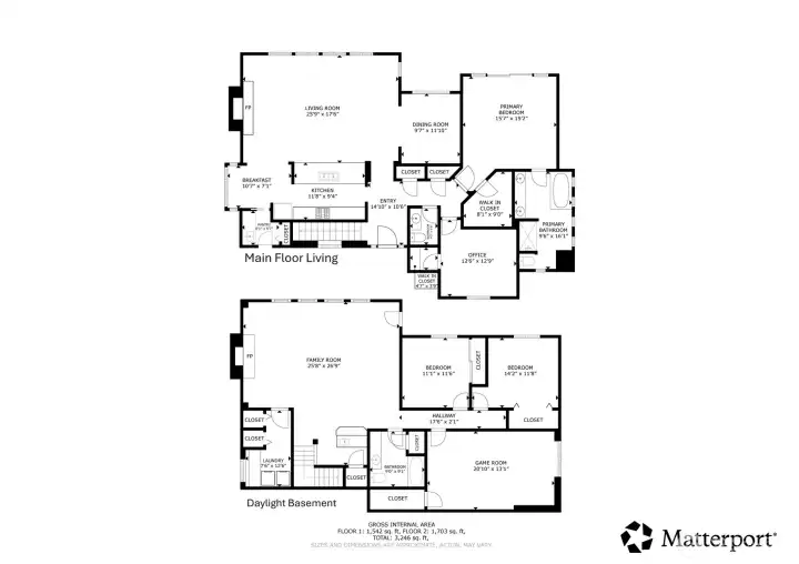 Approximate Blue Print of the home