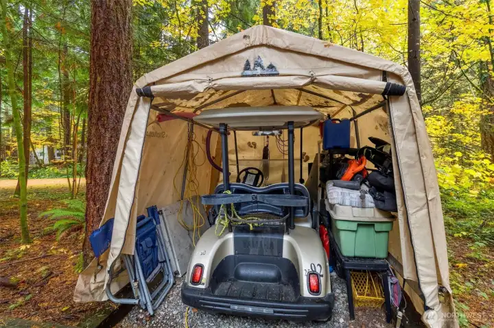 Golf cart included!