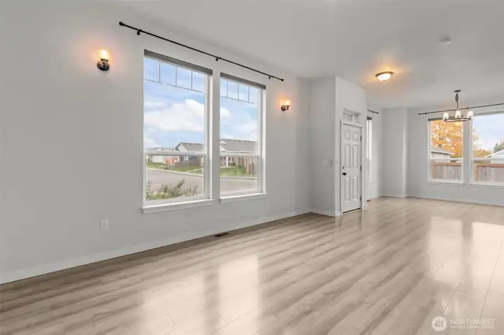 Living room looking back toward the dining area