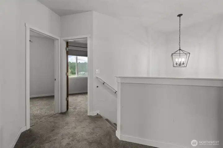 Upstairs landing with access to all the bedrooms