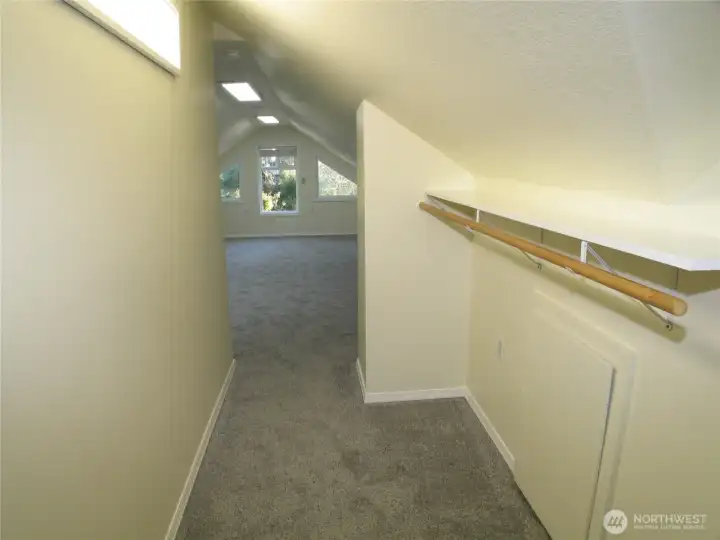 Large storage closet.