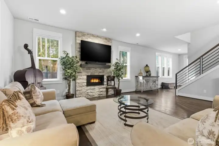 This home has an expansive yet cozy feel that offers a NW Contemporary vibe.