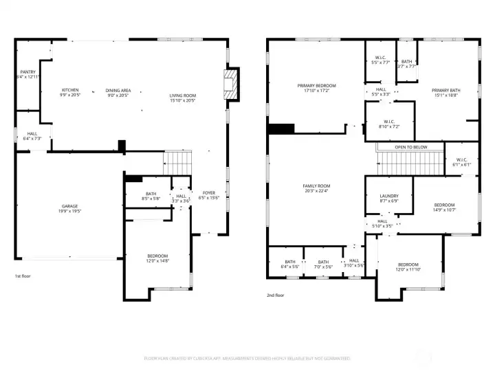 Whole house floor plan.