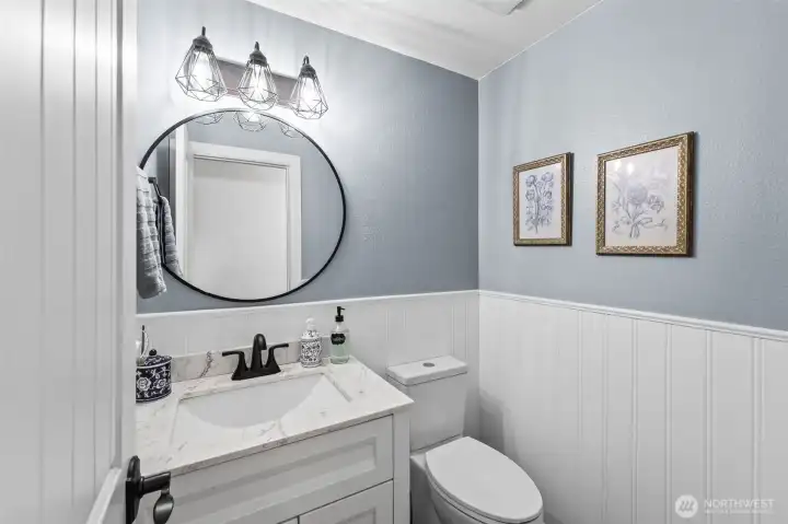 Updated downstairs bathroom. 13911 113th Ave Ct E, Puyallup, WA 98374
