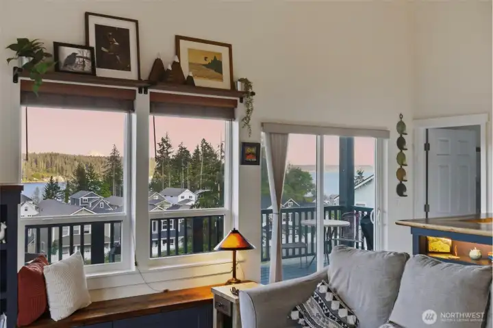 Mount Rainier views from the comfort of your couch.