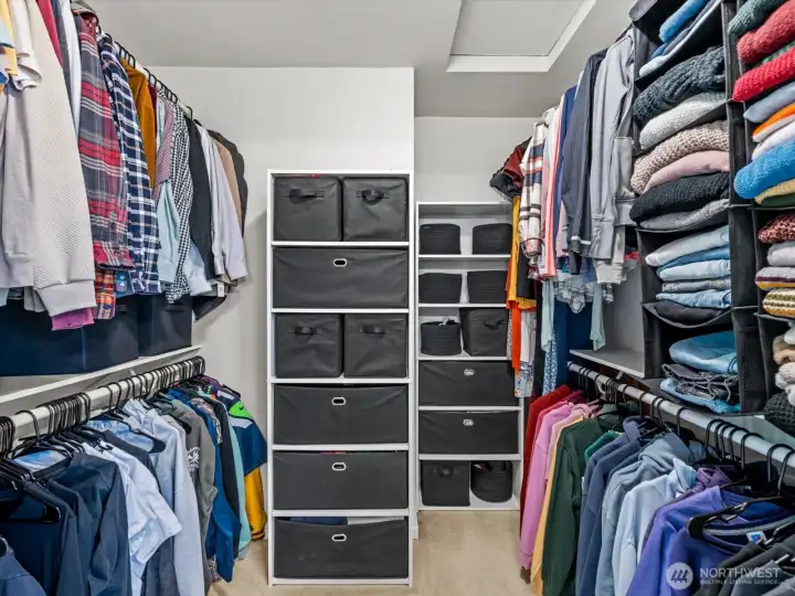 Primary bedroom closet